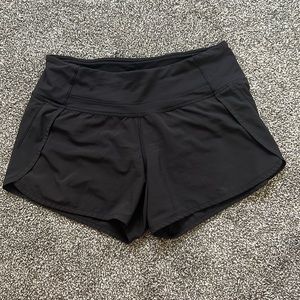 Black lululemon size 4 shorts